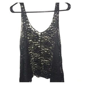 Cute Sheer lace tank